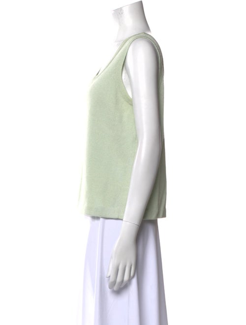 St. John Collection Wool Scoop Neck Top