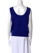St. John Collection Wool Scoop Neck Top