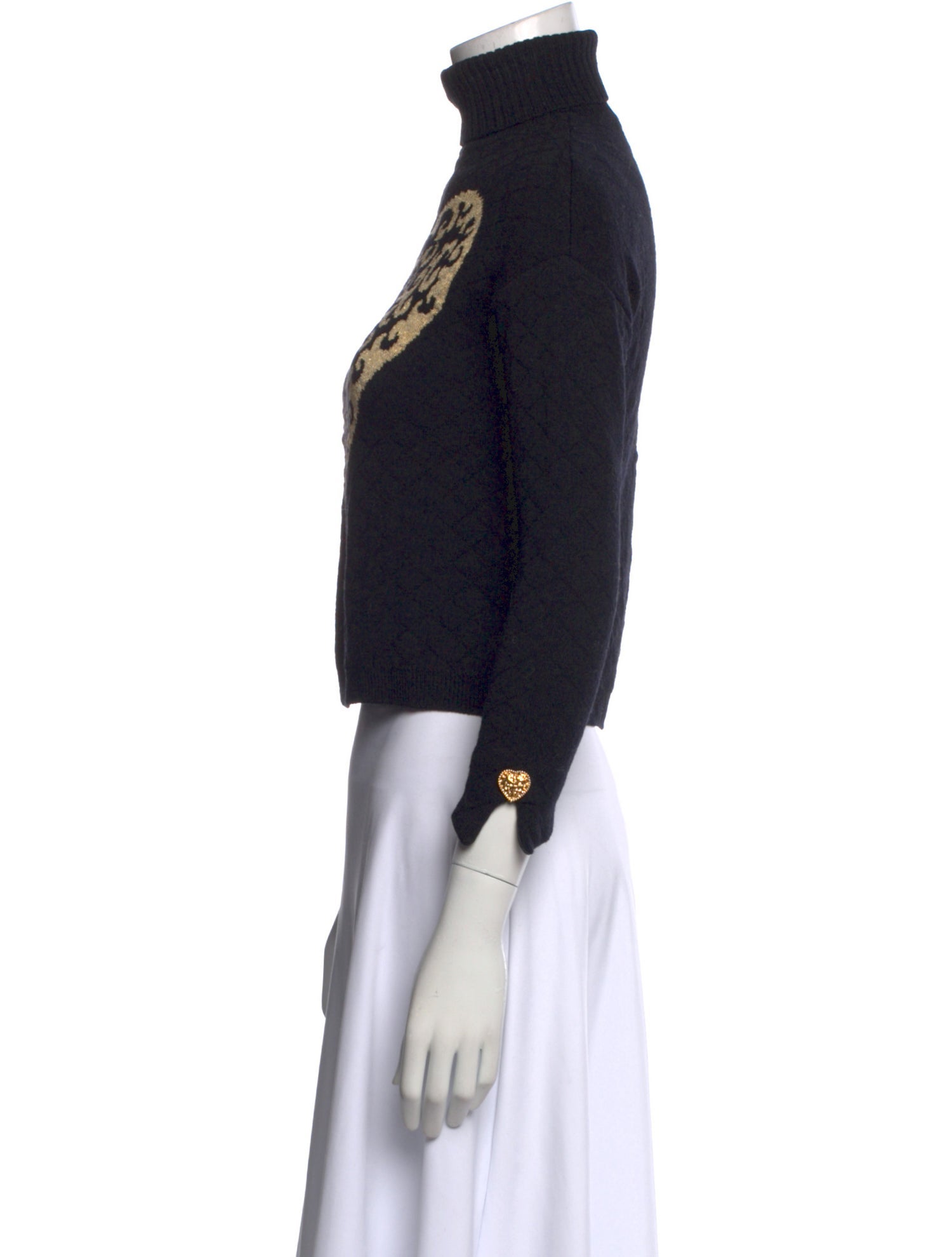 St. John Collection Wool Printed Sweater