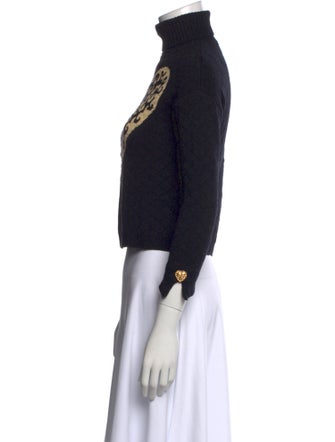 St. John Collection Wool Printed Sweater