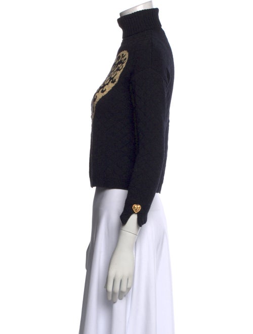 St. John Collection Wool Printed Sweater