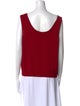 St. John Collection Wool Scoop Neck Top