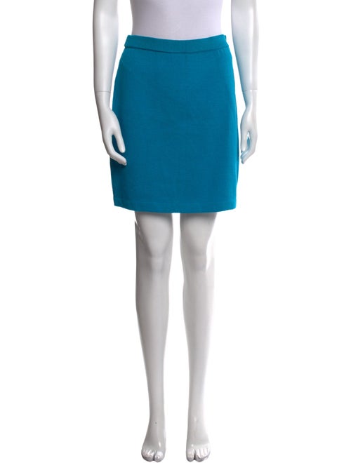 St. John Collection Wool Mini Skirt