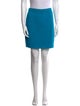 St. John Collection Wool Mini Skirt
