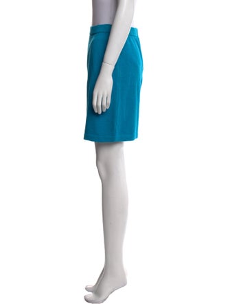 St. John Collection Wool Mini Skirt