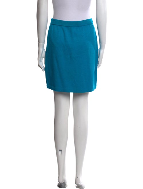 St. John Collection Wool Mini Skirt
