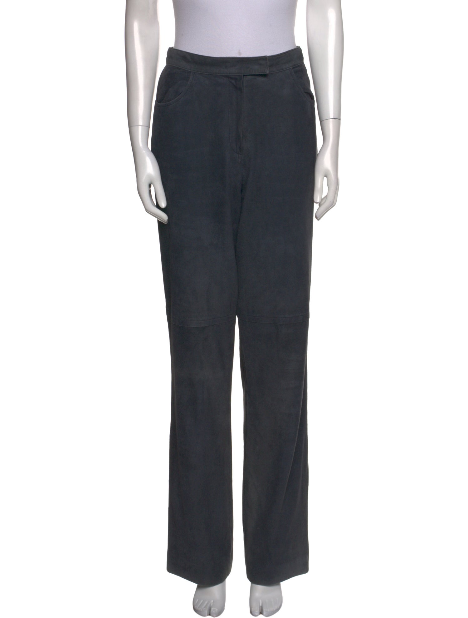 St. John Collection Linen Straight Leg Pants