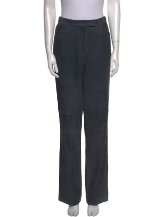 St. John Collection Linen Straight Leg Pants