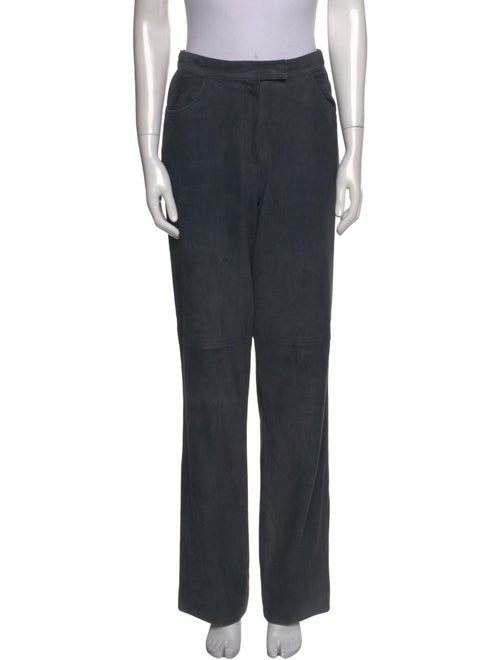 St. John Collection Linen Straight Leg Pants