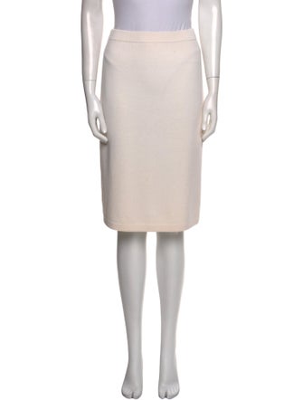 St. John Collection Wool Knee-Length Skirt