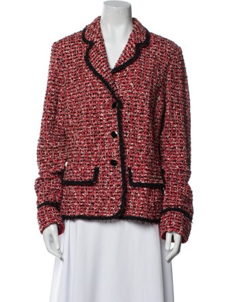 St. John Collection Tweed Pattern Blazer