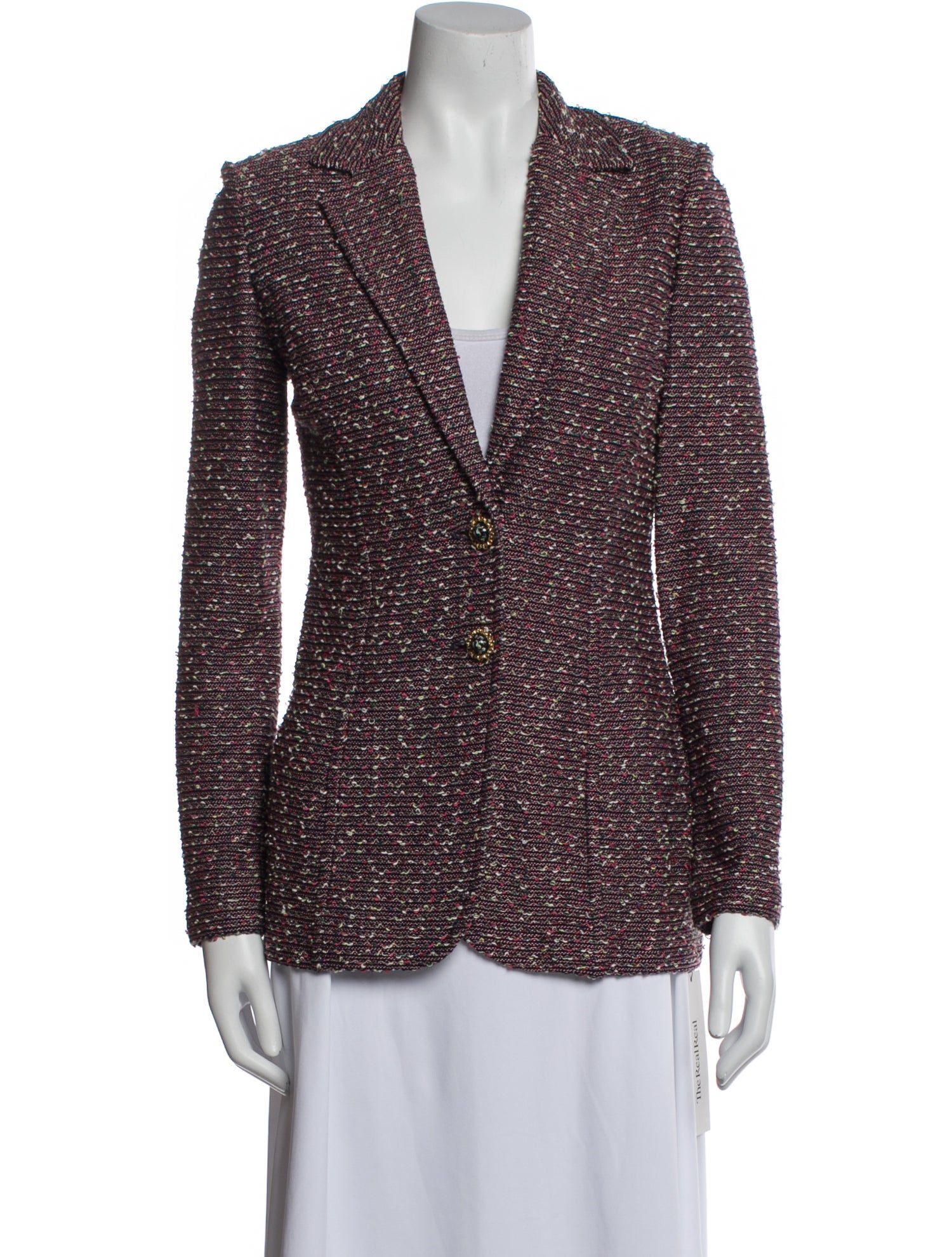 St. John Collection Printed Blazer