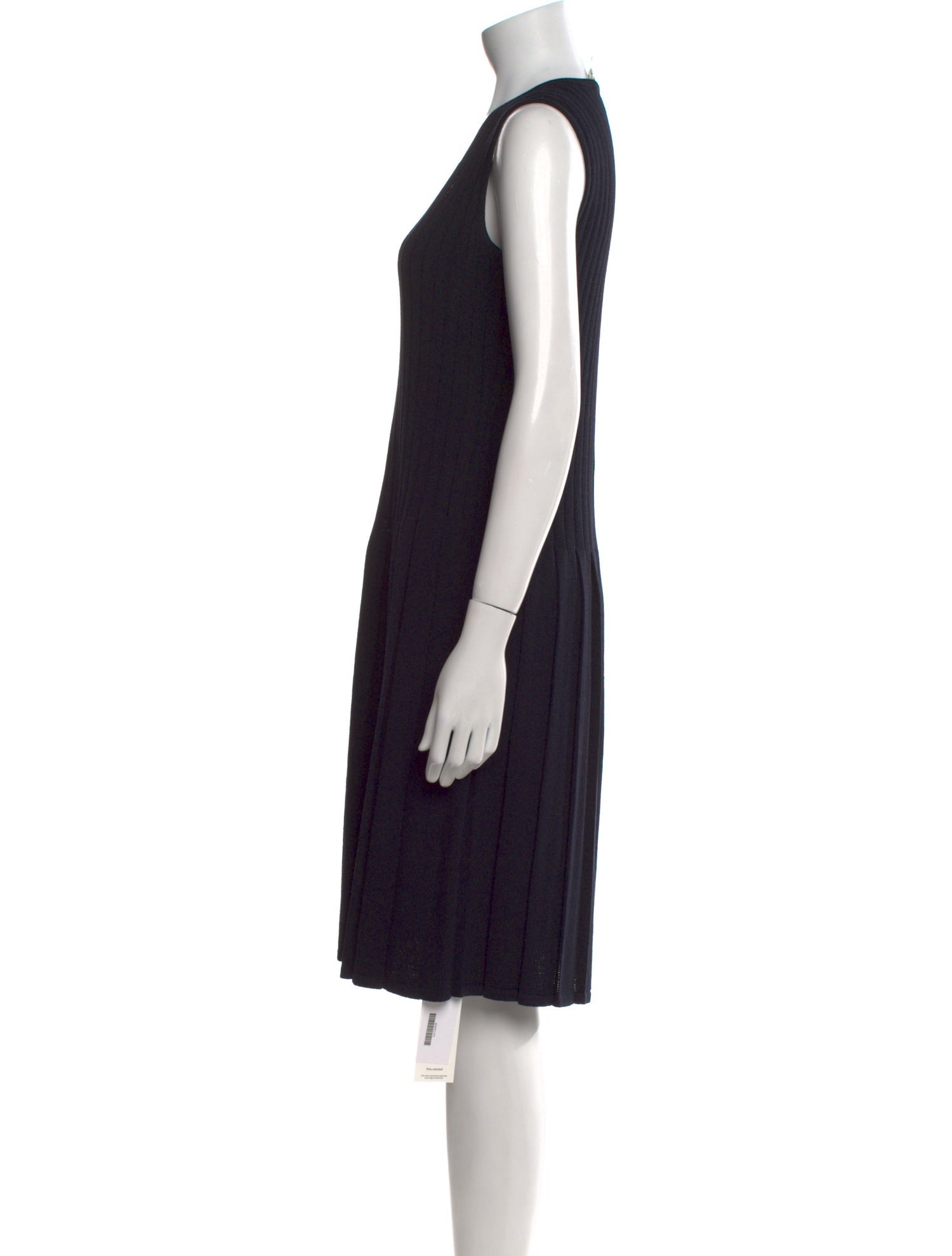 St. John Collection V-Neck Knee-Length Dress