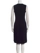 St. John Collection V-Neck Knee-Length Dress