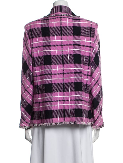 St. John Collection Plaid Print Jacket