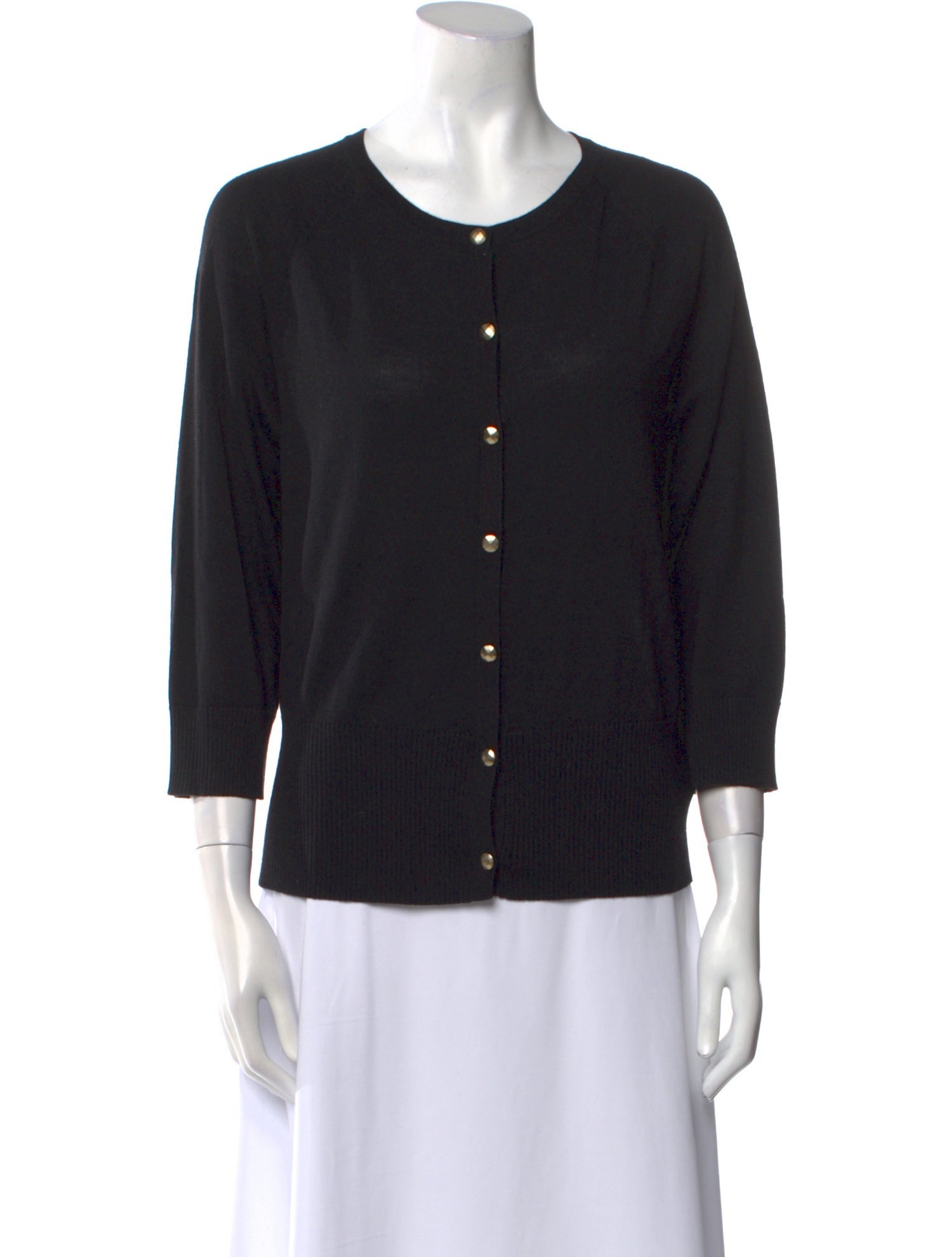 St. John Collection Wool Scoop Neck Sweater