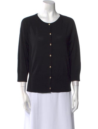 St. John Collection Wool Scoop Neck Sweater