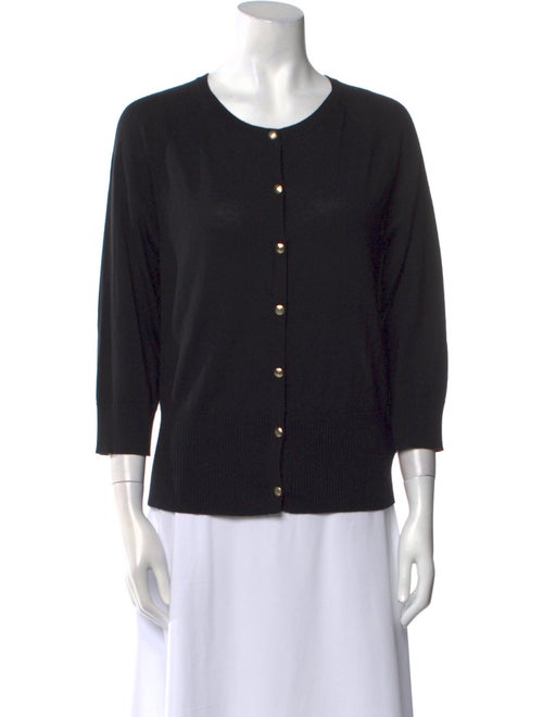 St. John Collection Wool Scoop Neck Sweater