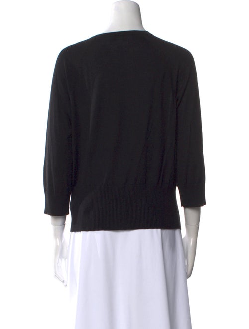 St. John Collection Wool Scoop Neck Sweater