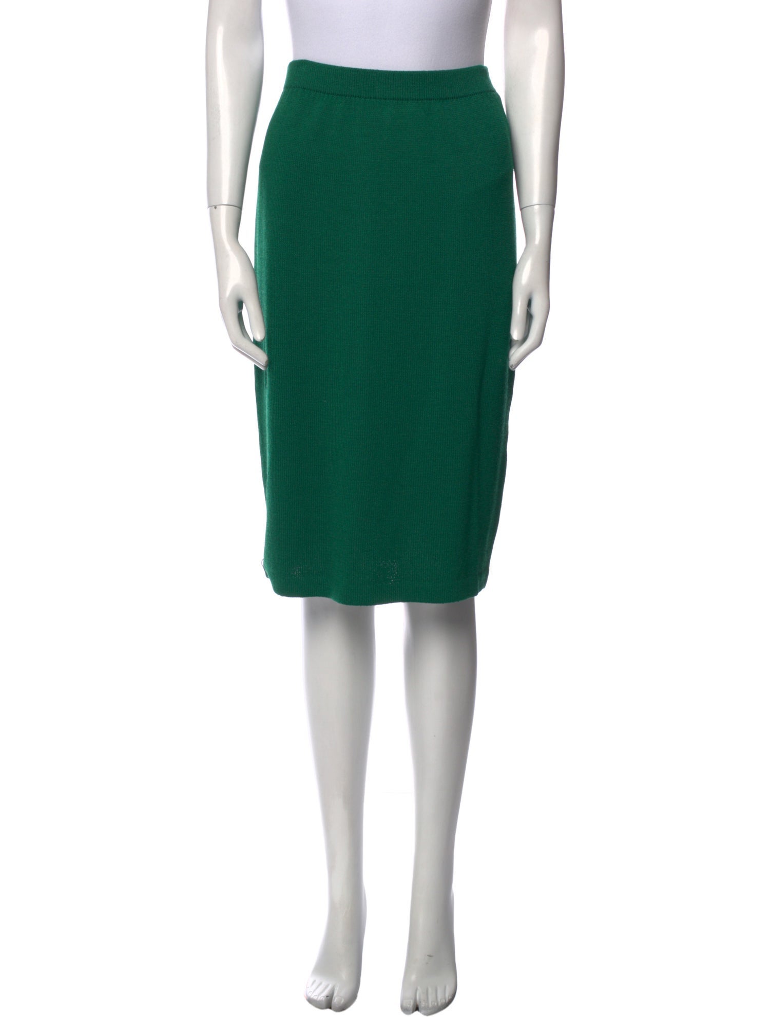 St. John Collection Wool Knee-Length Skirt