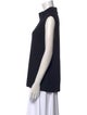 St. John Collection Wool Mock Neck Top