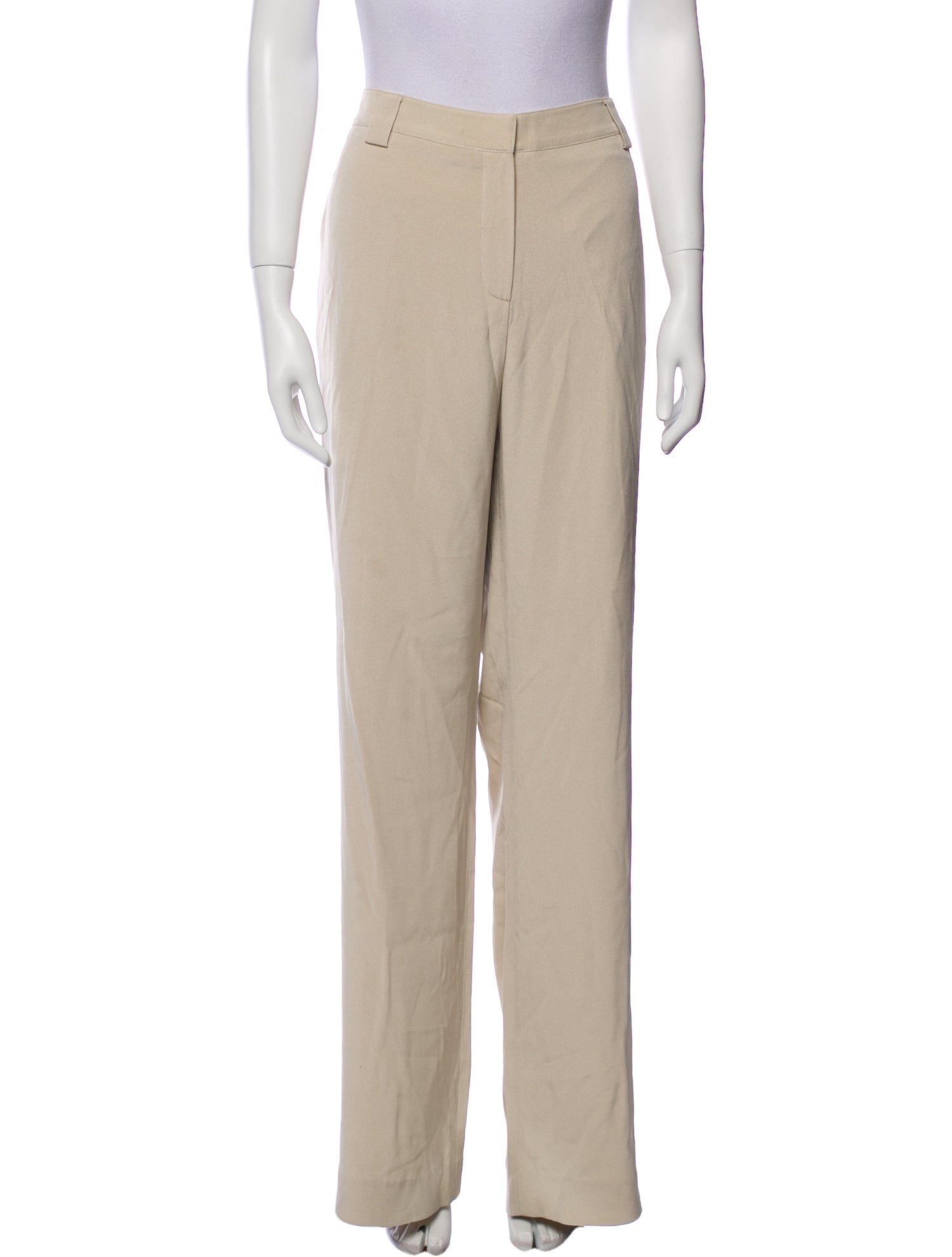 St. John Collection Silk Wide Leg Pants