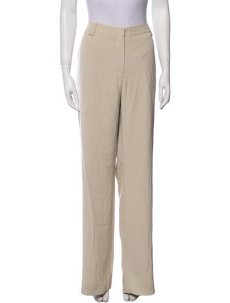 St. John Collection Silk Wide Leg Pants