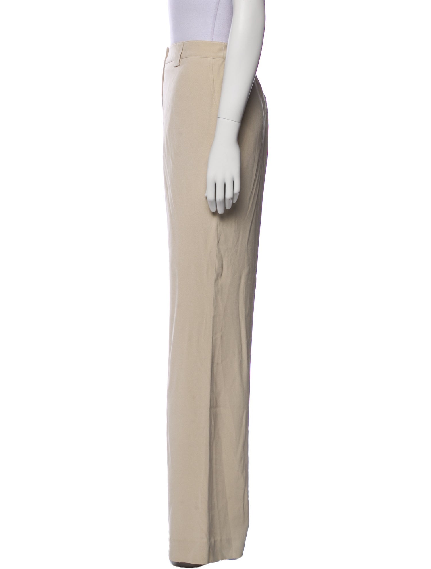 St. John Collection Silk Wide Leg Pants