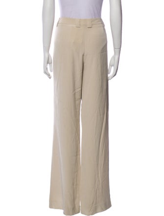 St. John Collection Silk Wide Leg Pants