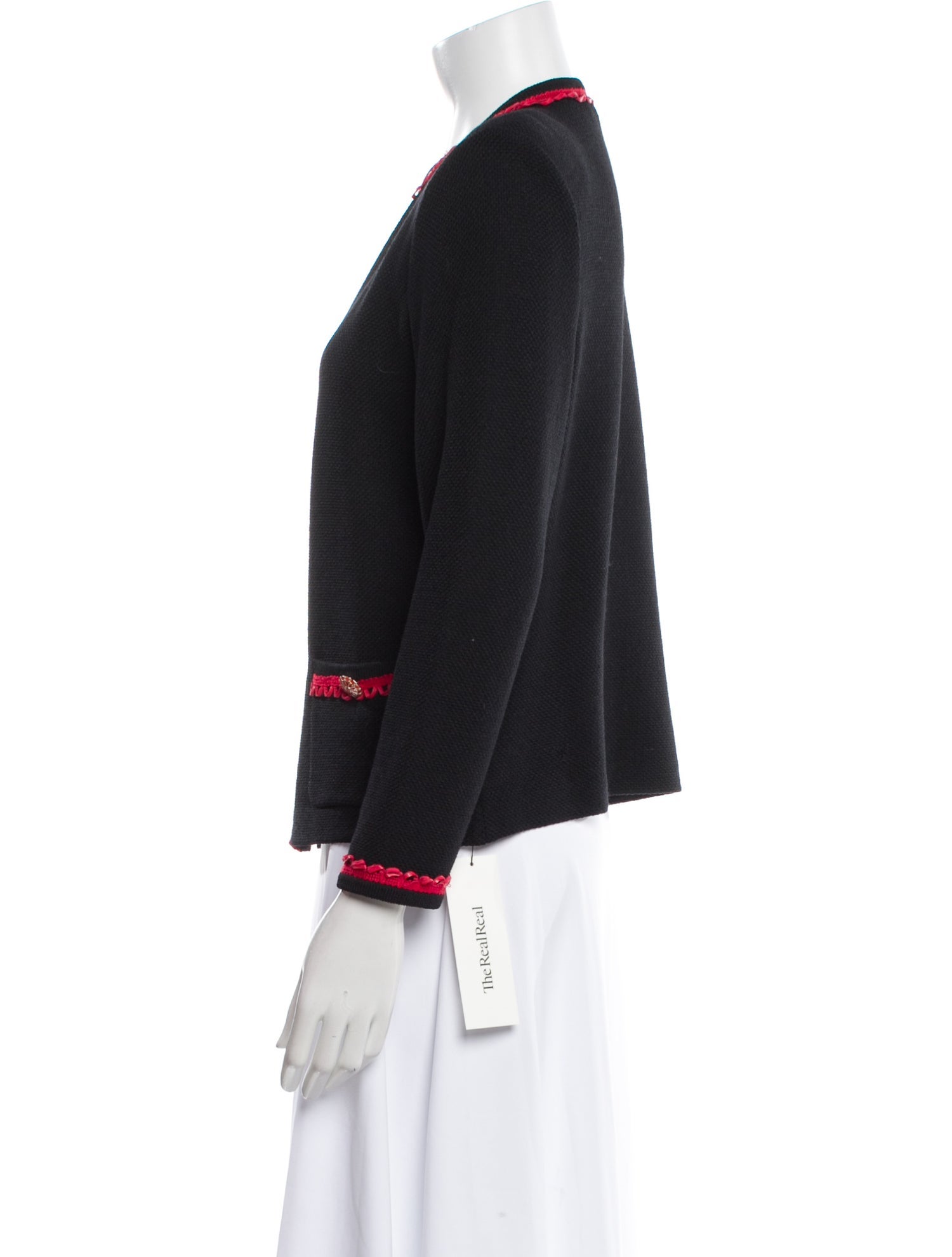 St. John Collection Colorblock Pattern Evening Jacket