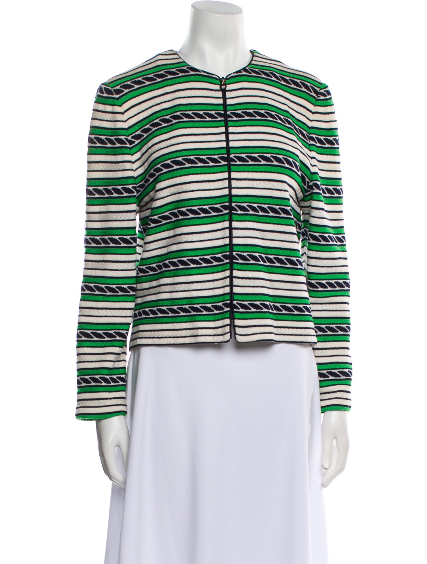 St. John Collection Striped Evening Jacket