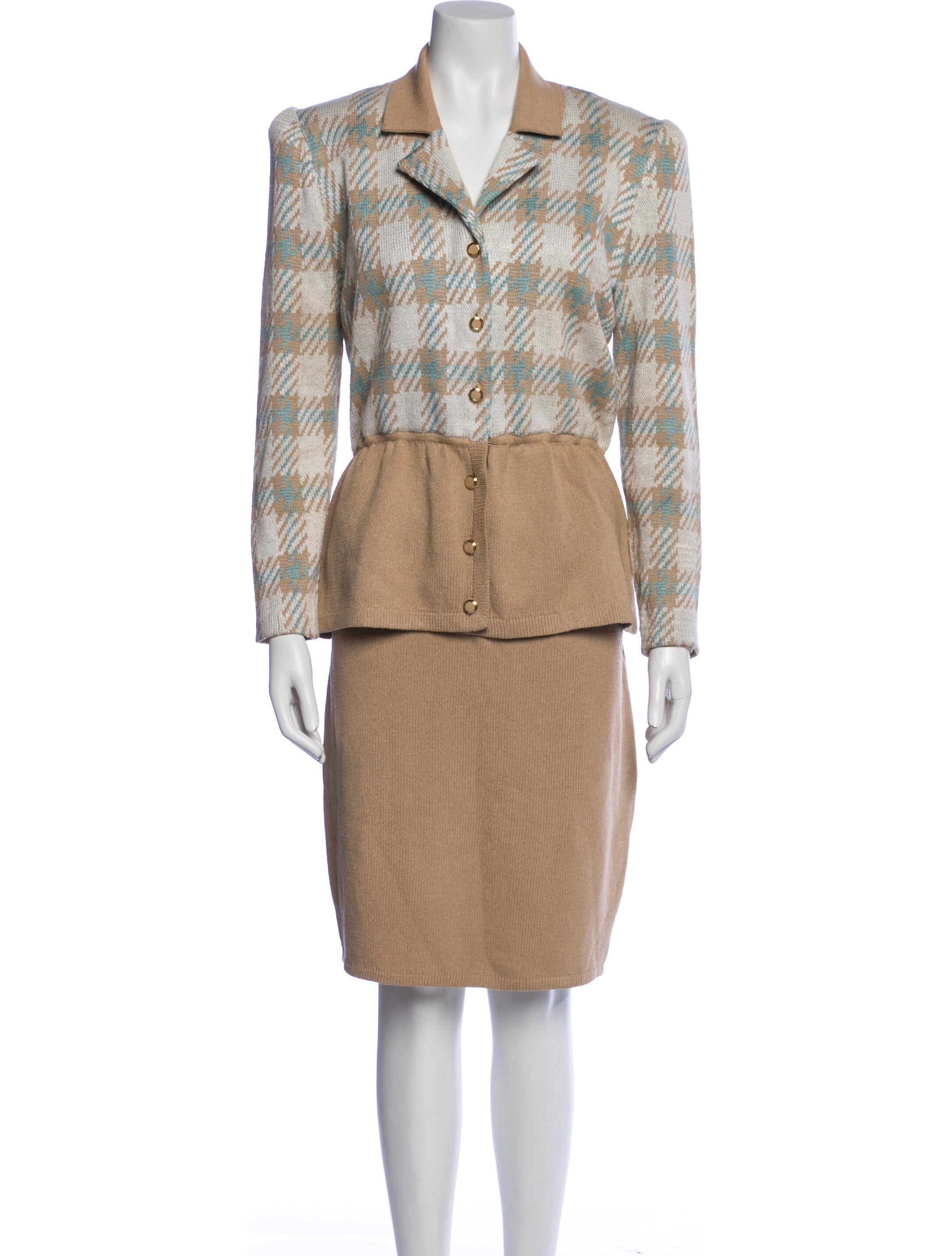 St. John Collection Printed Skirt Set