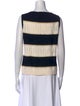 St. John Collection Striped Bateau Neckline Top