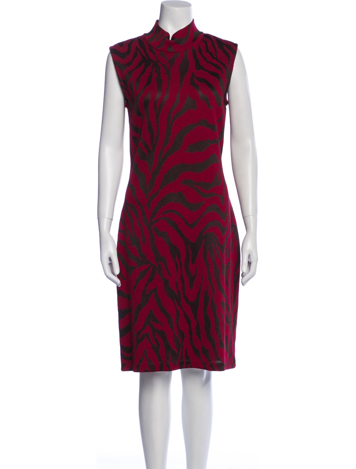 St. John Collection Wool Midi Length Dress