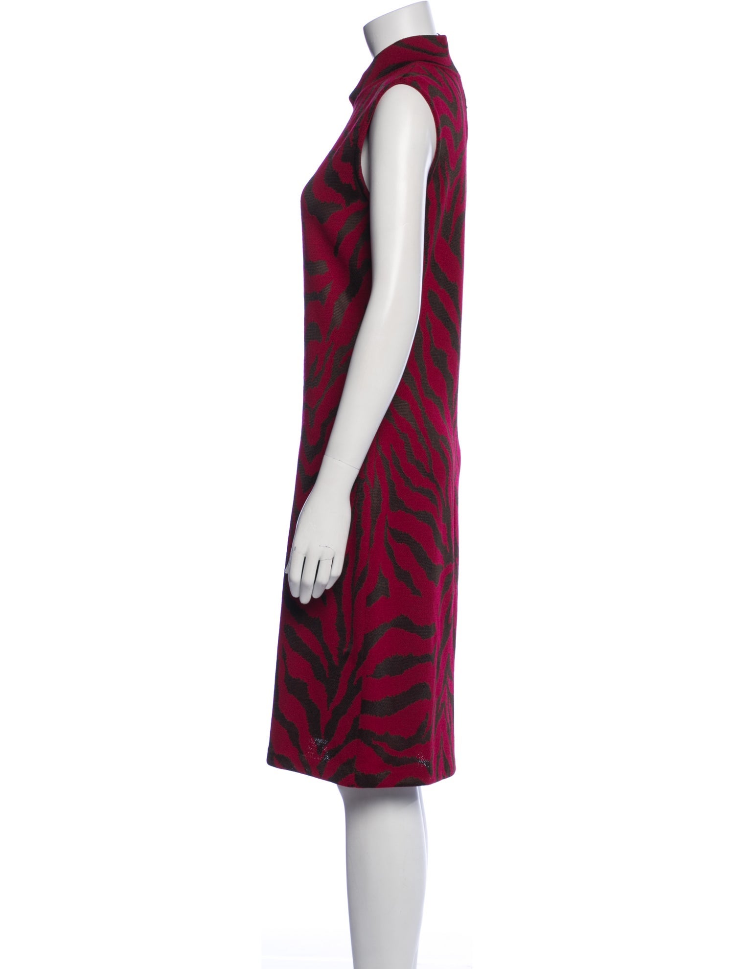 St. John Collection Wool Midi Length Dress
