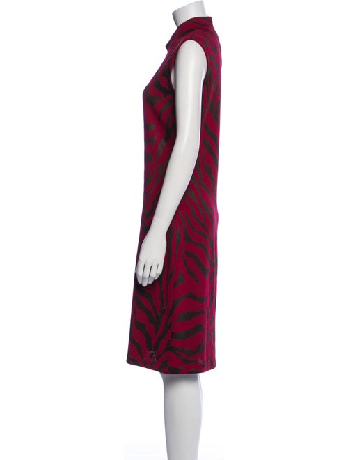 St. John Collection Wool Midi Length Dress