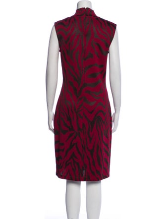 St. John Collection Wool Midi Length Dress