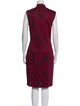 St. John Collection Wool Midi Length Dress
