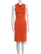 St. John Collection Cowl Neck Knee-Length Dress