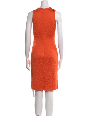 St. John Collection Cowl Neck Knee-Length Dress