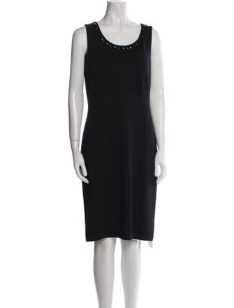 St. John Collection Wool Knee-Length Dress