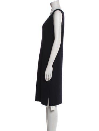 St. John Collection Wool Knee-Length Dress