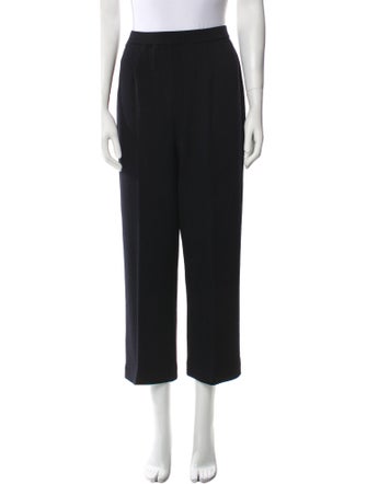 St. John Collection Wool Wide Leg Pants