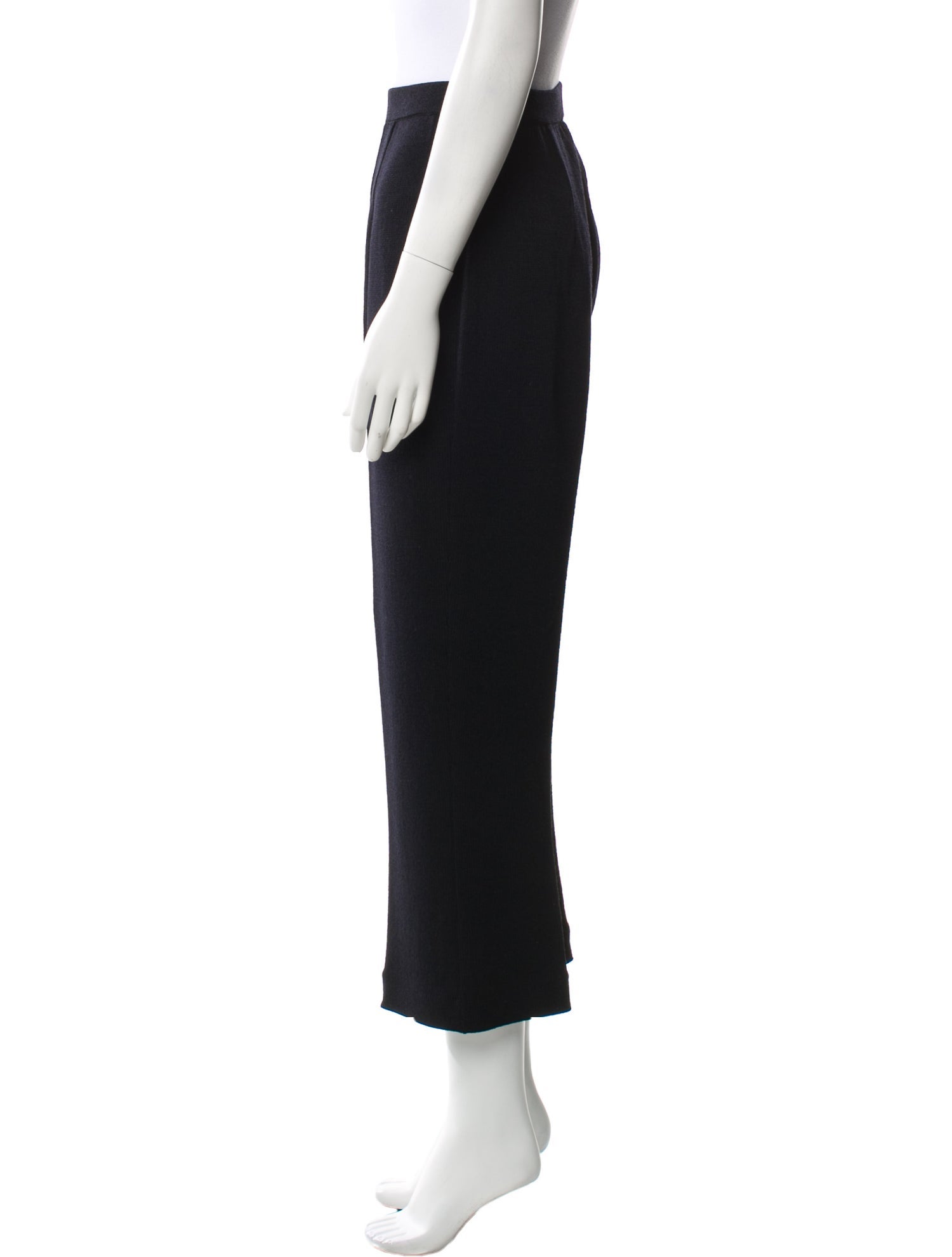 St. John Collection Wool Wide Leg Pants