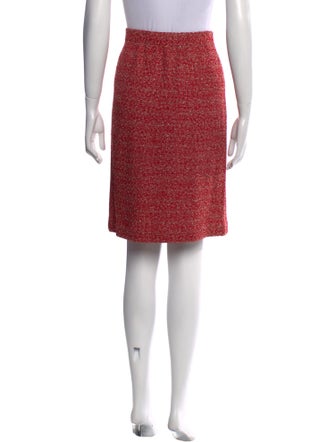 St. John Collection Glitter Accents Knee-Length Skirt