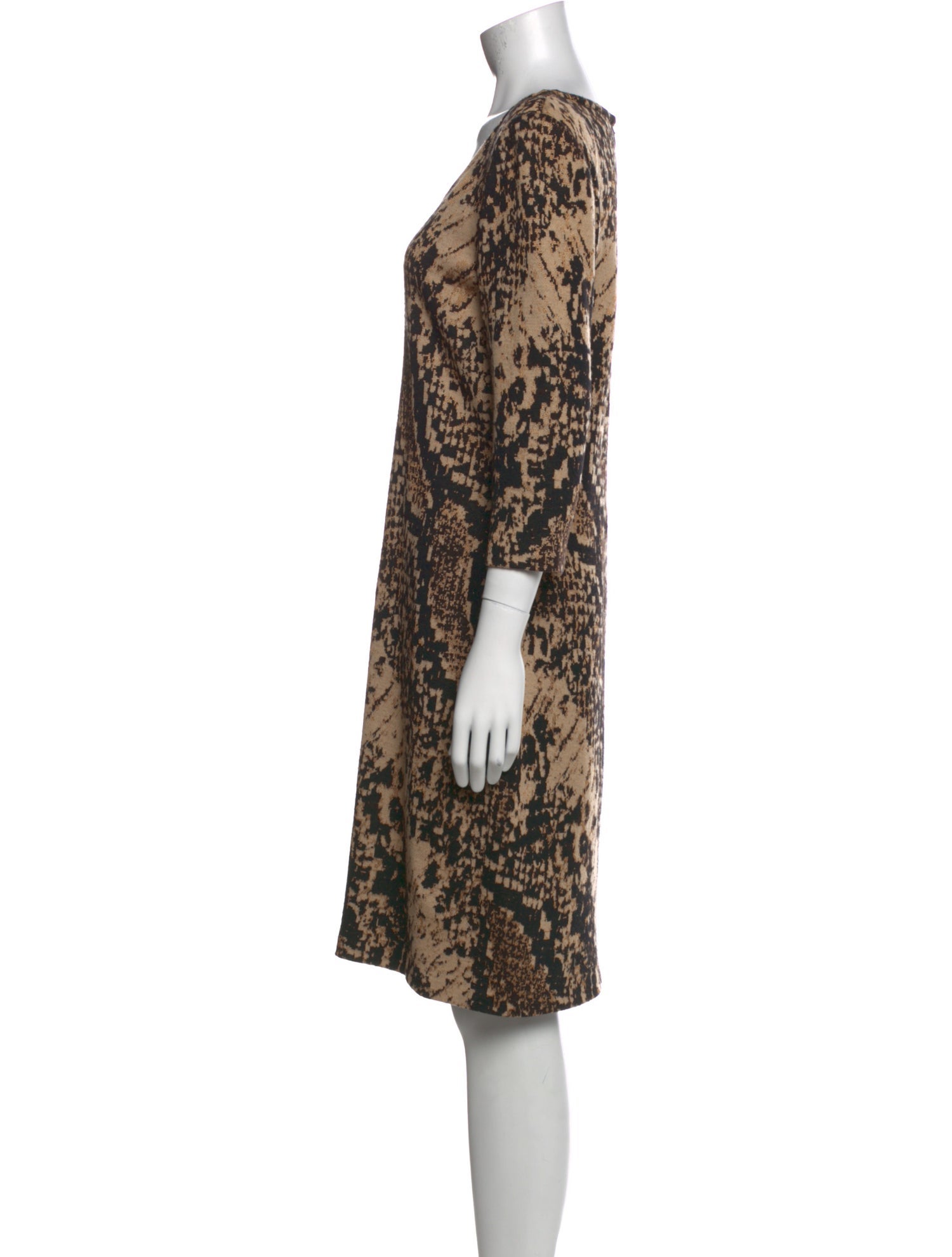 St. John Collection Wool Knee-Length Dress