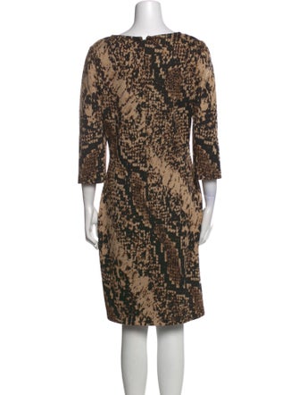 St. John Collection Wool Knee-Length Dress