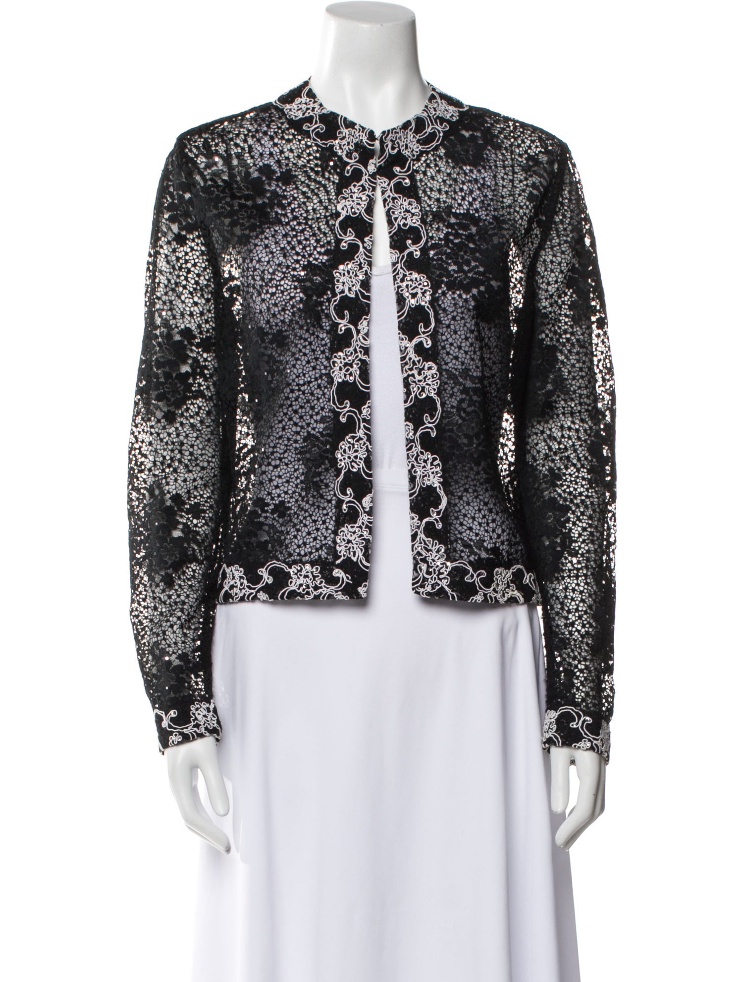 St. John Evening Printed Evening Jacket