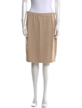 St. John Collection Wool Knee-Length Skirt