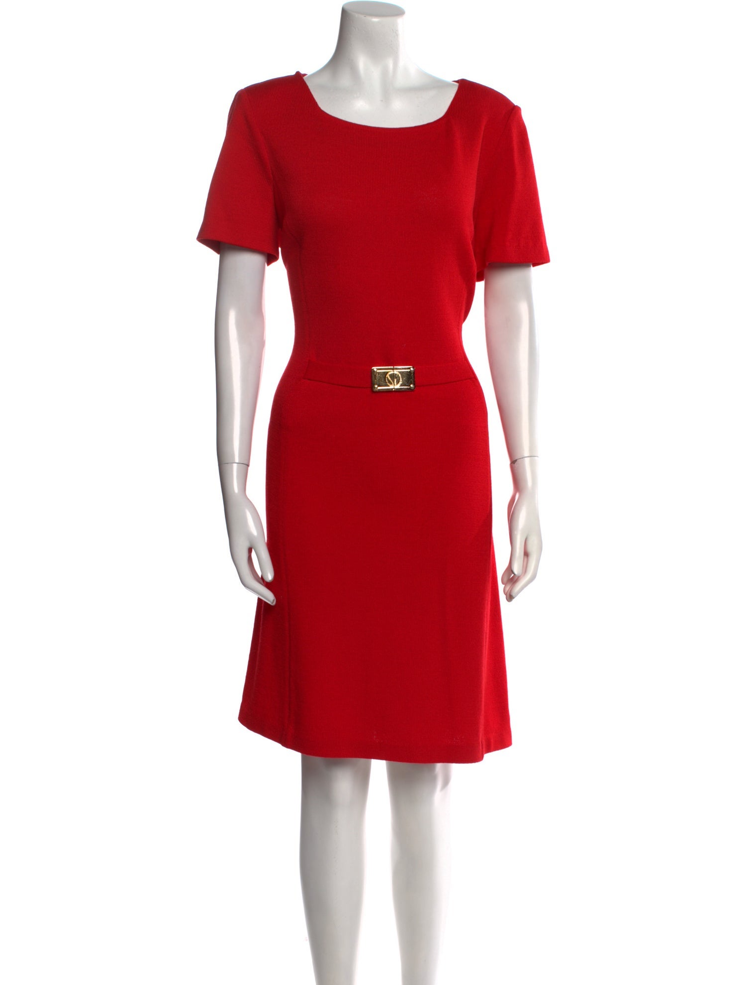 St. John Collection Wool Knee-Length Dress